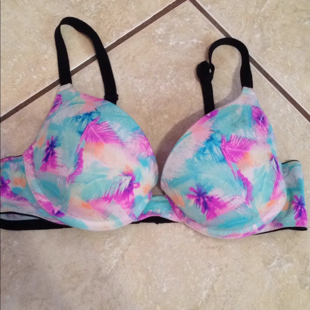 Pink Hawaii Tree Bra 34A